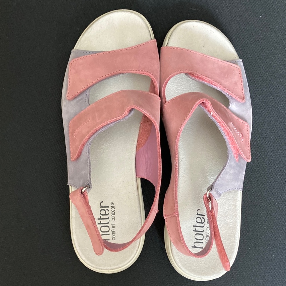 Hotter Women's Sandals in Pink and Purple